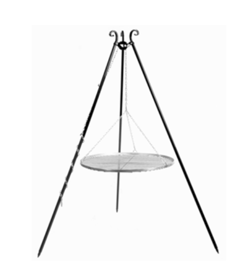 Stainless Steel Tripod with Grate